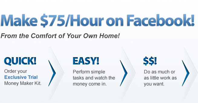 Make $75/Hour on Facebook!